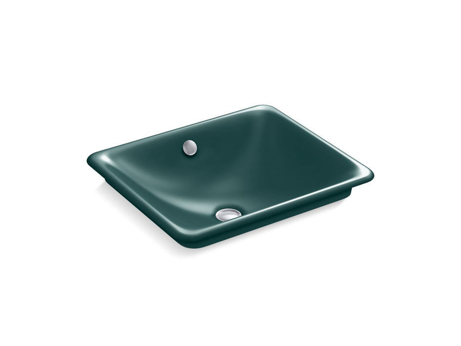 KOHLER Iron Plains 18-1/2" rectangular vessel bathroom sink