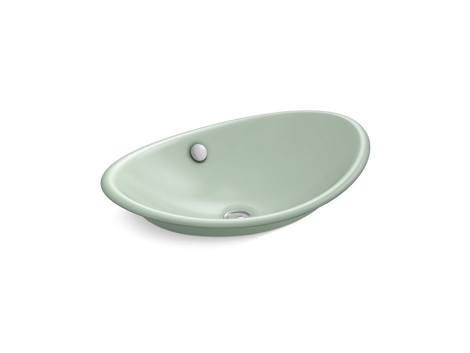 KOHLER Iron Plains 20-3/4" oval vessel bathroom sink