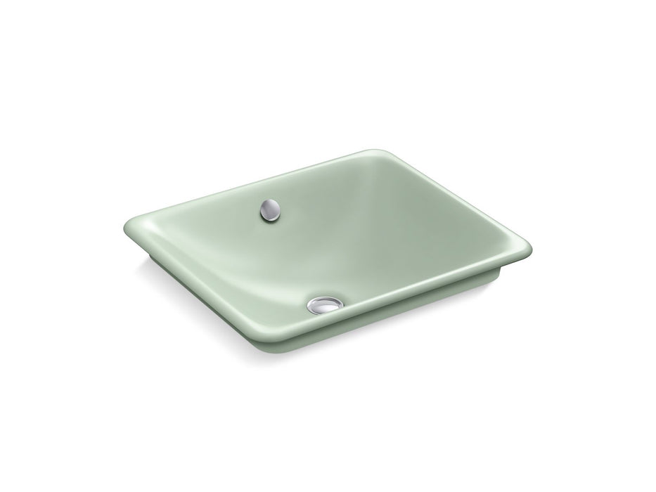 KOHLER Iron Plains 18-1/2" rectangular vessel bathroom sink