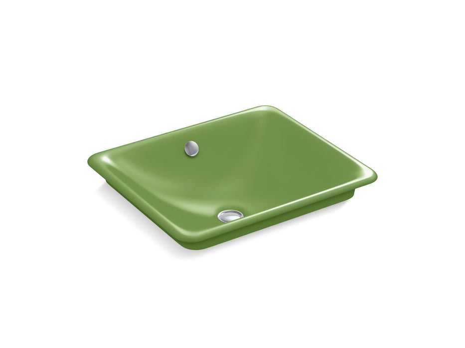KOHLER Iron Plains 18-1/2" rectangular vessel bathroom sink