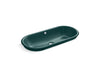 KOHLER Iron Plains 33" oval drop-in / undermount / vessel bathroom sink