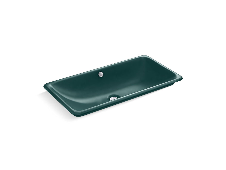 KOHLER Iron Plains 30" rectangular drop-in / undermount / vessel bathroom sink