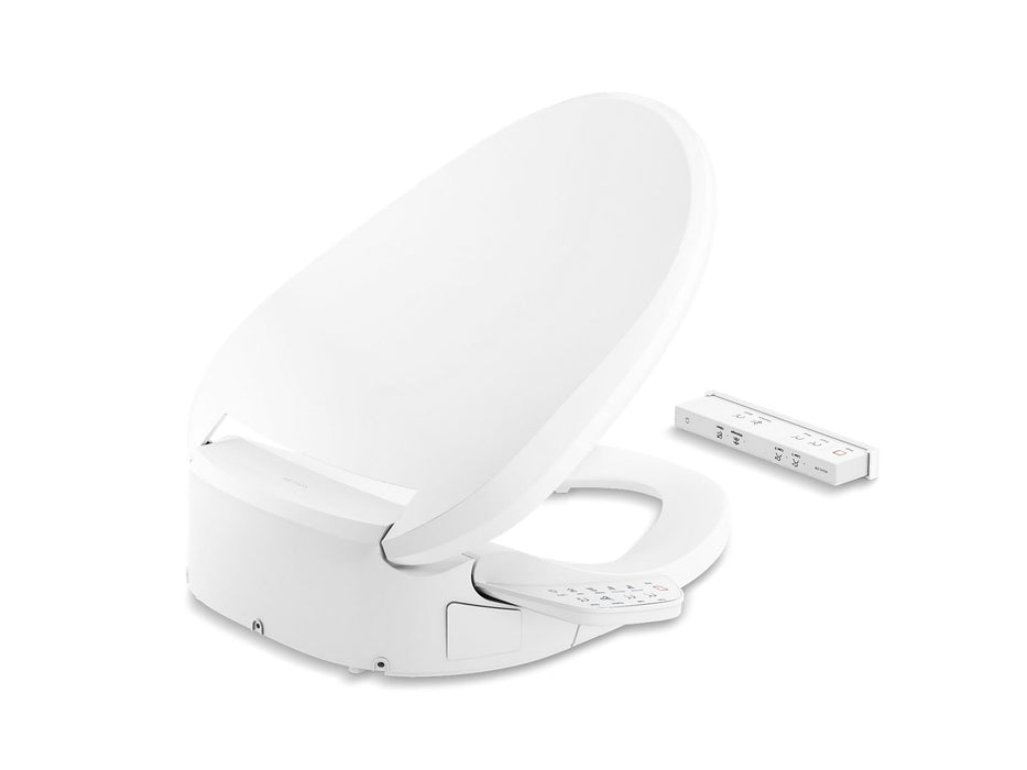 KOHLER K-28229 PureWash E725 Elongated bidet toilet seat with remote control