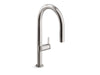 KOHLER Components Touchless pull-down kitchen sink faucet with two-function sprayhead