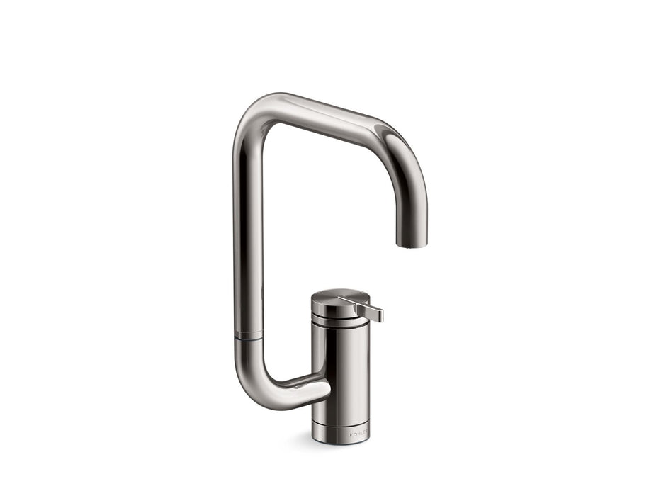 KOHLER K-28290 Components Single-handle bar sink faucet with two-function extended-reach spout