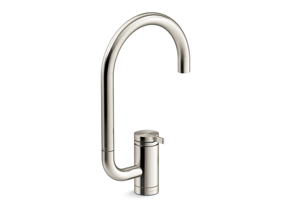 KOHLER K-28277 Components Single-handle bar sink faucet with two-function extended-reach spout
