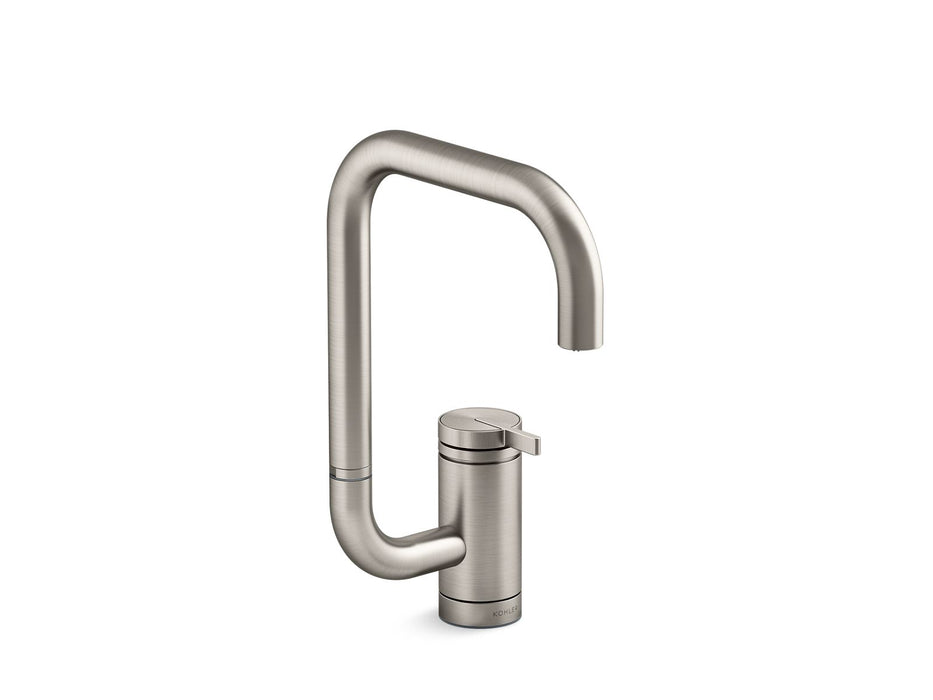KOHLER K-28290 Components Single-handle bar sink faucet with two-function extended-reach spout