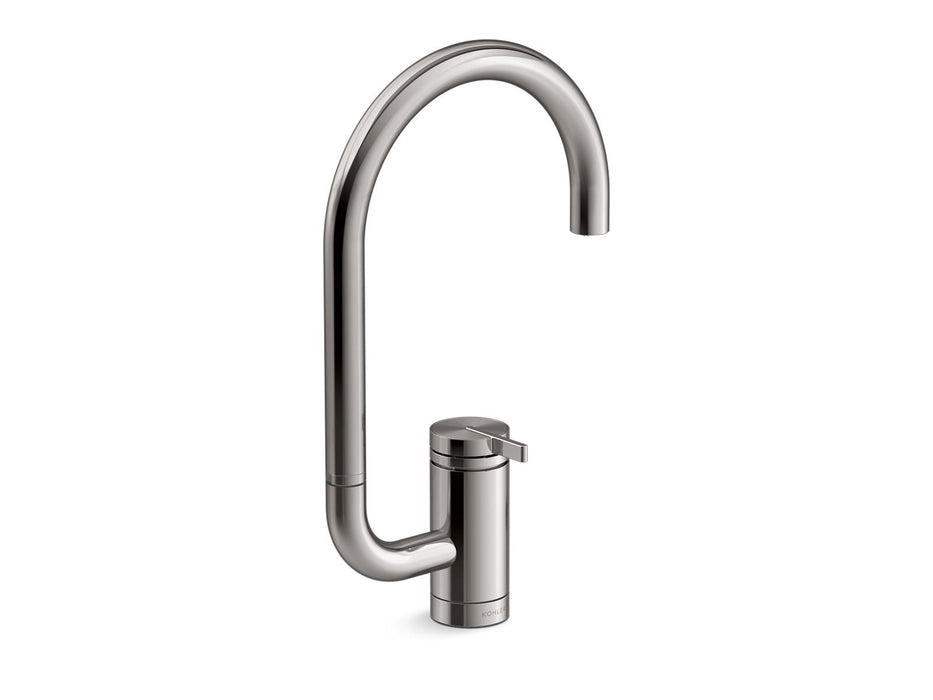 KOHLER K-28277 Components Single-handle bar sink faucet with two-function extended-reach spout