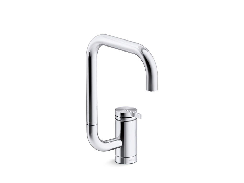 KOHLER K-28290 Components Single-handle bar sink faucet with two-function extended-reach spout