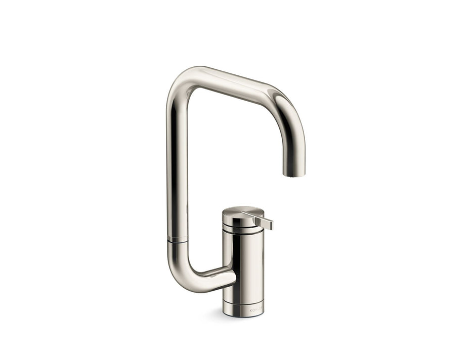KOHLER K-28290 Components Single-handle bar sink faucet with two-function extended-reach spout