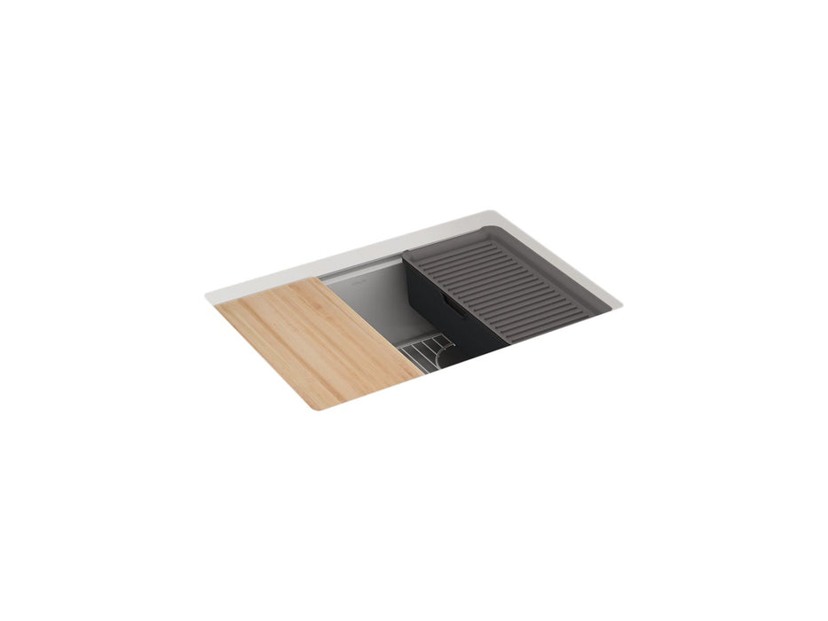 KOHLER Billings™ 27" undermount single-bowl workstation kitchen sink