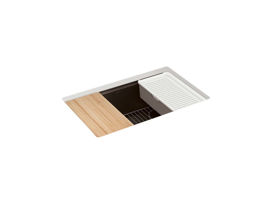 KOHLER Billings™ 29" undermount single-bowl workstation kitchen sink
