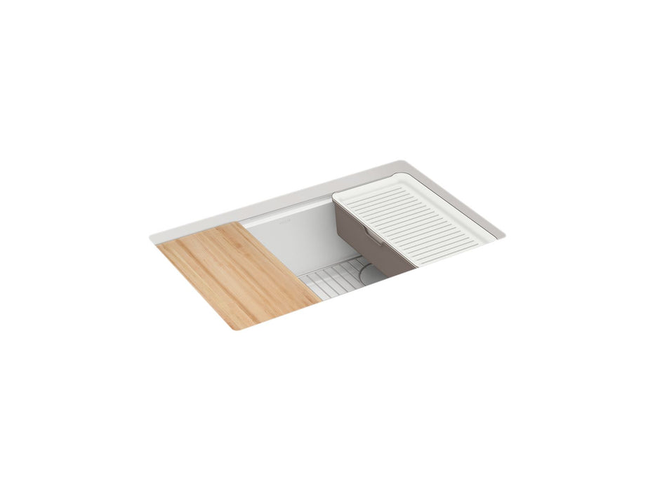 KOHLER Billings™ 29" undermount single-bowl workstation kitchen sink