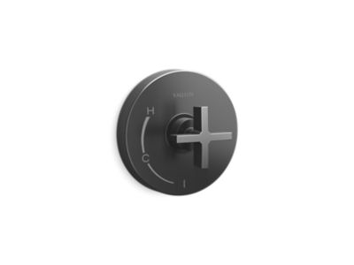 Kallista One Pb Shower Trim W/O Divrt, Cross Hdl