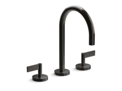 Kallista One Basin Set, Gooseneck, Lever Handle
