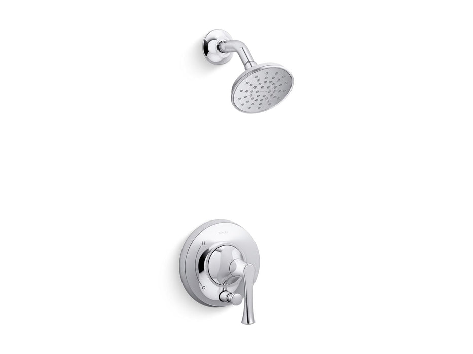 KOHLER K-T35943-4G Buckley Rite-Temp shower trim kit with push-button diverter, 1.75 gpm