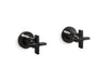 Kallista P24508-CR One Wall Mount Bath Set, Cross Handle