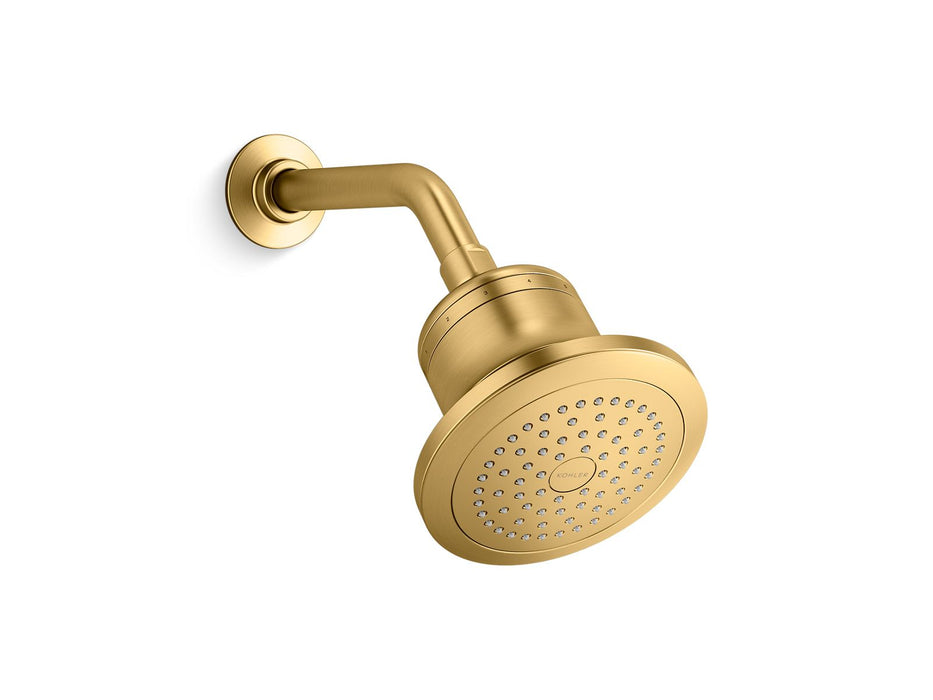 KOHLER Cinq™ Round Single-function filtered showerhead, 2.5 gpm