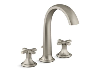Kallista P25003-CR Script Deckmnt Bath Faucet Crss Hndl