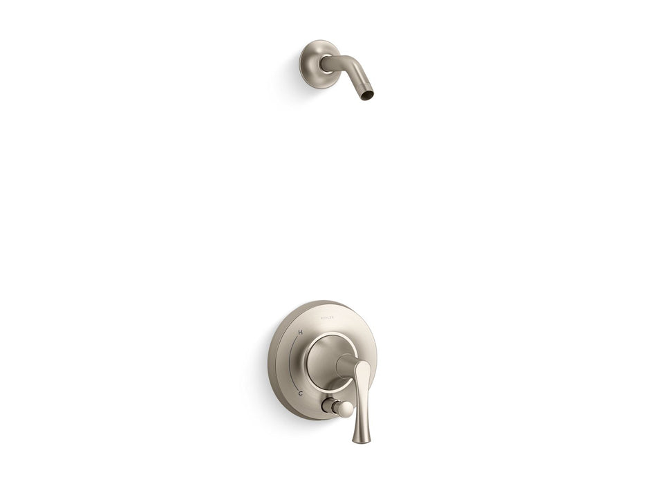 KOHLER K-TLS35943-4 Buckley Rite-Temp shower trim kit with push-button diverter, without showerhead