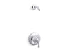 KOHLER K-TLS35943-4 Buckley Rite-Temp shower trim kit with push-button diverter, without showerhead