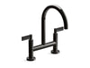 Kallista P25202-LV One Kitchen Bridge Faucet, D-Mount, Lv