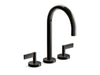 Kallista P25520-LV One Gooseneck, D/M Bath Set, Lever