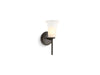 KOHLER K-38404-SC01 Bellera One-light sconce with frosted shade