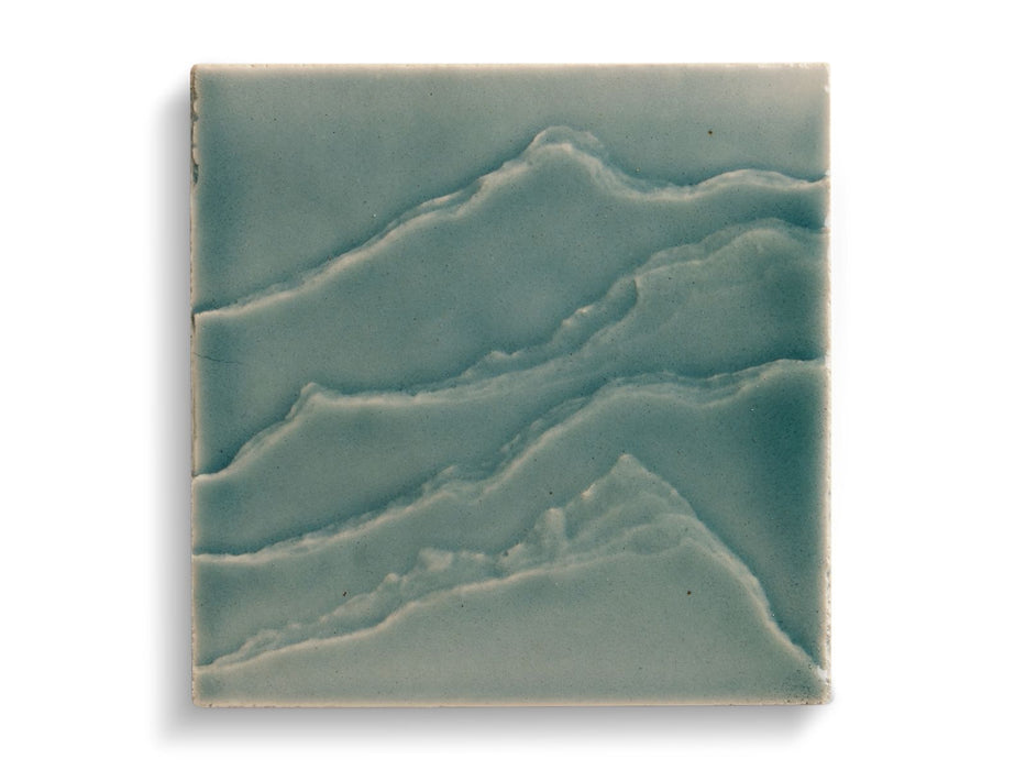 KOHLER Landshapes™ by Daniel Arsham 6" x 6" feature tile produced by the KOHLER WasteLAB