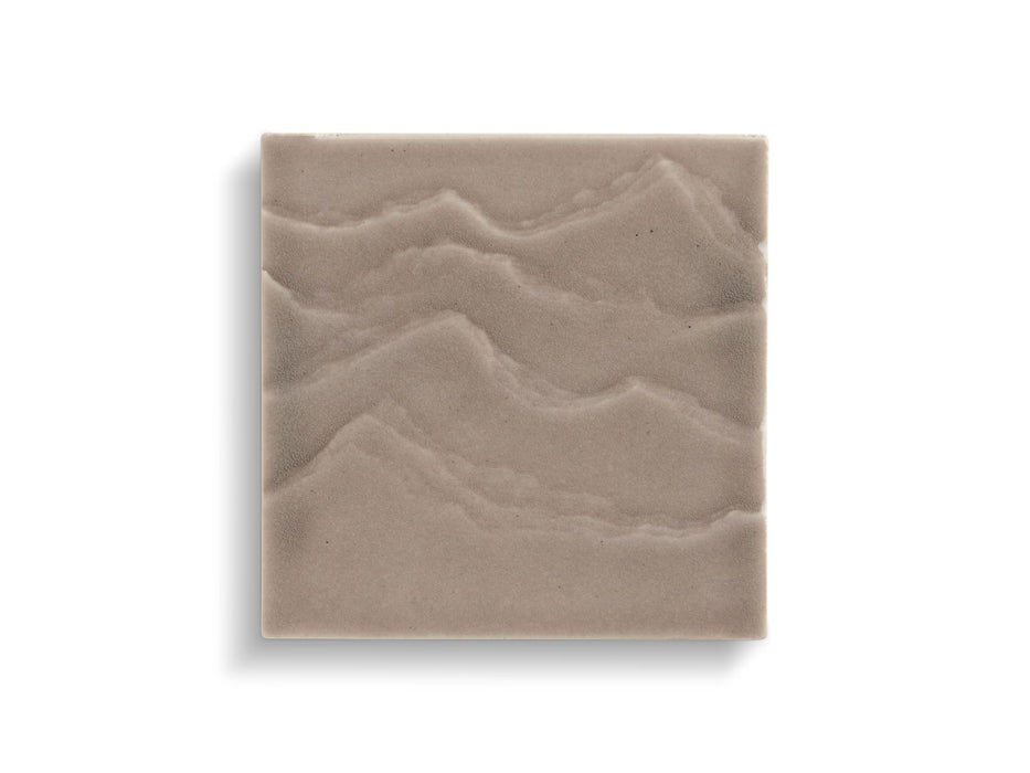 KOHLER Landshapes™ by Daniel Arsham 4" x 4" Feature Tile produced by the KOHLER WasteLAB