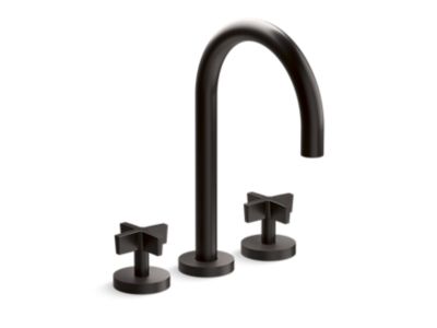 Kallista P25520-CR One Gooseneck, D/M Bath Set, Cross