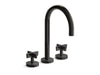 Kallista P25520-CR One Gooseneck, D/M Bath Set, Cross