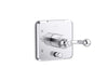 Kallista P34605-CP Vice Pressure Balance Trim Crank W Div
