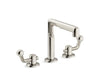 Kallista P34864-BN Vice Widespread Faucet, Crank
