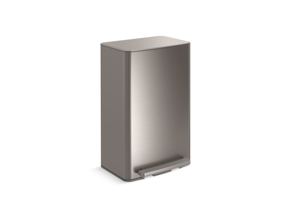 KOHLER 13-gallon curved step trash can