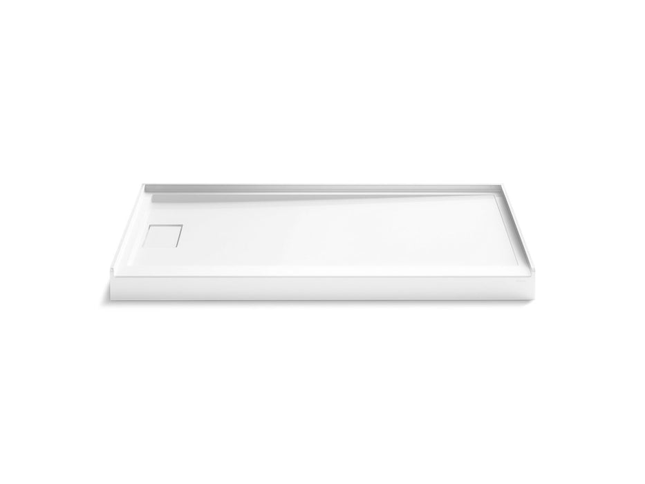 KOHLER Stoneridge™ 60" x 32" alcove shower base, left drain