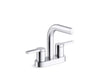 KOHLER Elate Centerset bathroom sink faucet, 0.5 gpm