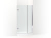 KOHLER K-27710-10L Composed 3/8" pivot door glass and hardware, no handle