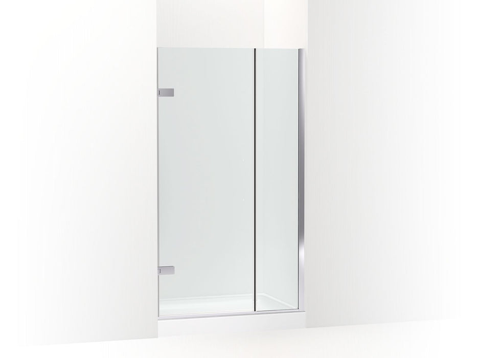 KOHLER K-27710-10L Composed 3/8" pivot door glass and hardware, no handle