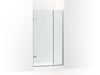 KOHLER K-27710-10L Composed 3/8" pivot door glass and hardware, no handle