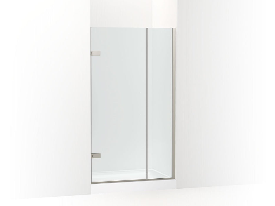 KOHLER K-27710-10L Composed 3/8" pivot door glass and hardware, no handle