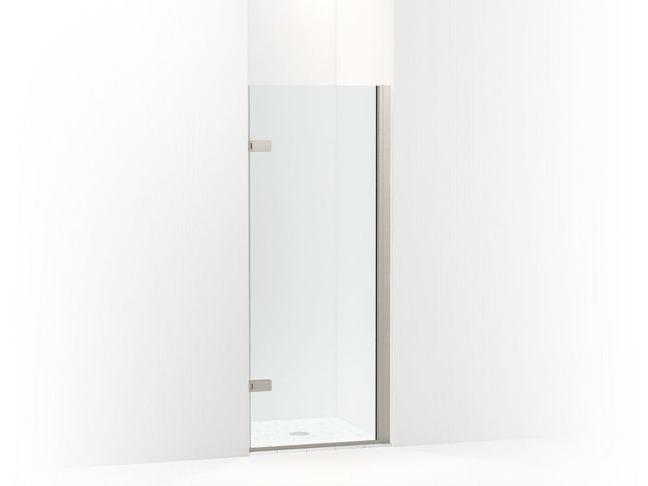 KOHLER K-27708-10L Composed 3/8" pivot door glass and hardware, no handle