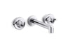 Kallista P34885-CP Vice Wall Mount Fct Wide Spread Wheel