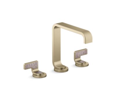 Kallista P34231-LDW Guise Widespread Faucet, Std, Ldw