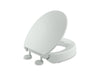 KOHLER Hyten Elevated Quiet-Close™ round-front toilet seat