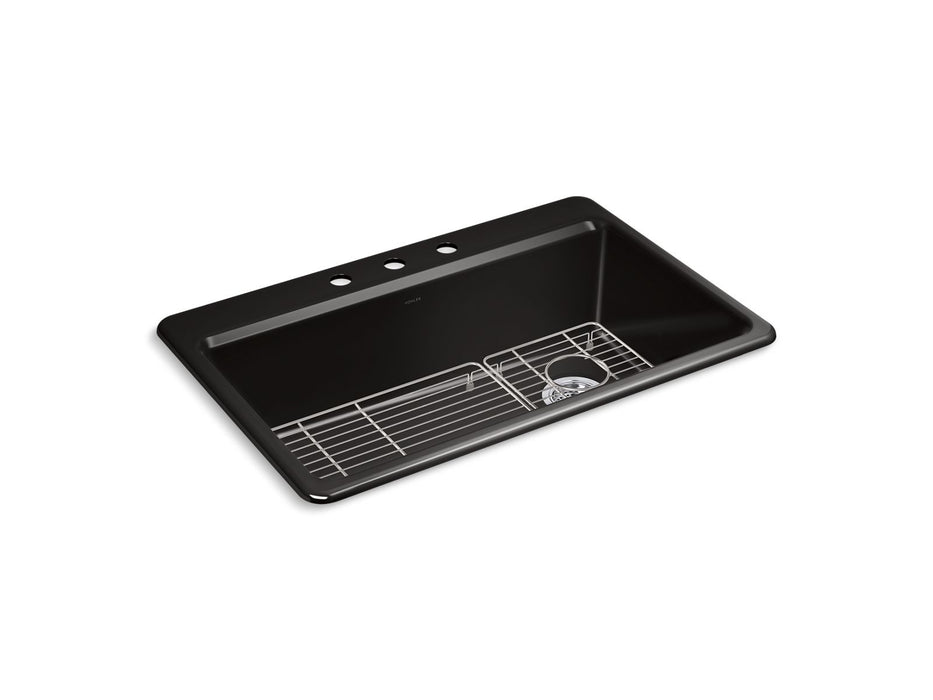 KOHLER Riverby 33" top-mount single-bowl kitchen sink
