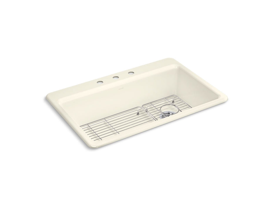 KOHLER Riverby 33" top-mount single-bowl kitchen sink