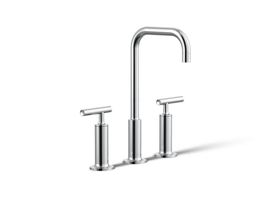 KOHLER Purist Widespread bathroom sink faucet with Lever handles, 1.2 gpm
