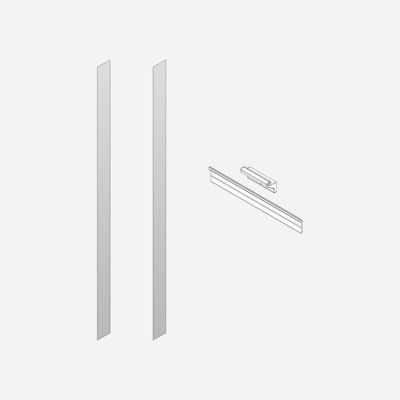 Robern Surface-Mount and Ganging Kits, 4" x 72" x 2/25", For M Series Reserve and PL PORTRAY Cabinets