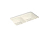 KOHLER Riverby 33" undermount double-bowl kitchen sink